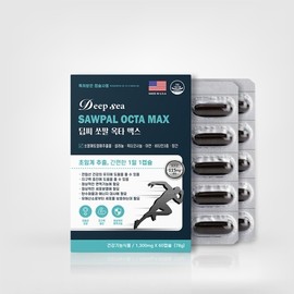 Dongshin Healthcare Deep Sea Sawpal Octa Max 1,300mg 60 Capsules / [동신헬스케어] 딥씨 쏘팔 옥타 맥스 1,300mg x 60캡슐