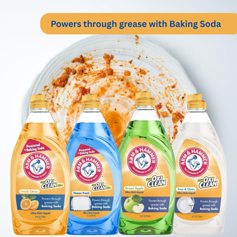 Arm & Hammer, Ultra Dish Liquid Fresh Citrus, 24 Fl