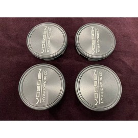 Vossen 4 SMALL Vossen Wheels HF Caps. Aluminum Caps in Tinted Matte Gunmetal *SG*