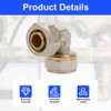 2 x Screw Fitting with DVGW Bend 20 x 2.0