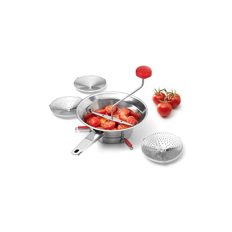 Pedrini 04GD198 Stainless Steel Food Mill Diameter 20 cm with
