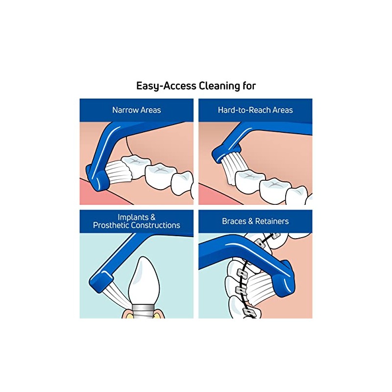 Cepillo TePe Universal Care, 1 ud., limpieza de brackets o