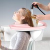 Simple Hair Washer Foldable Hair Washer for Patients Pregnant Women Elderly W1 Washer pink