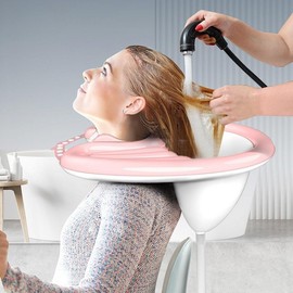 Simple Hair Washer Foldable Hair Washer for Patients Pregnant Women Elderly W1 Washer pink