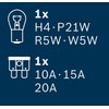 Bosch, Automotive Bulb Kit, H4 Minibox