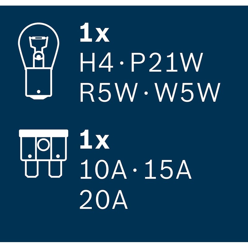 Bosch, Automotive Bulb Kit, H4 Minibox