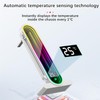 Baotkere Height Adjustable RGB GPU Stand with Temperature Display, 5V