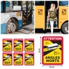Attention Angles Morts Dead Spot Sticker Pack of 6 for