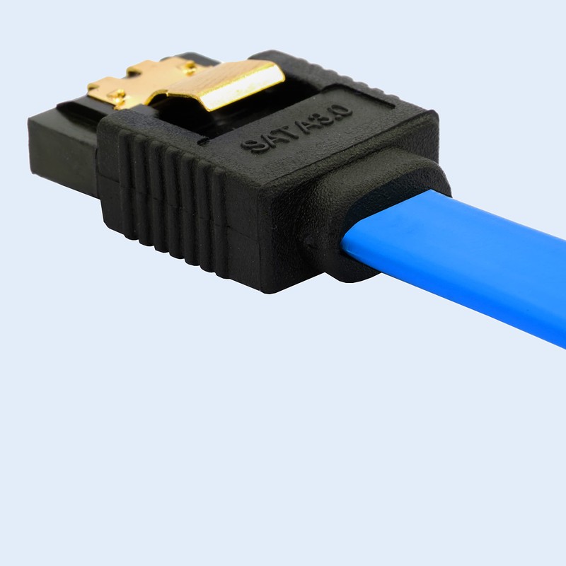BIGtec SATA Cable 1m blau gerade/gerade