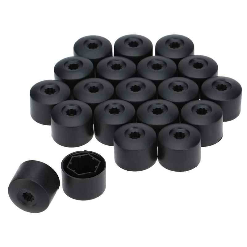 Xtahdge 20pcs 17mm Car Wheel Nut Cover Bolt Cap Removal