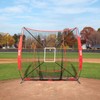 VEVOR 7x7FT Baseball Softball Practice Net, Portable Baseball Training Net
