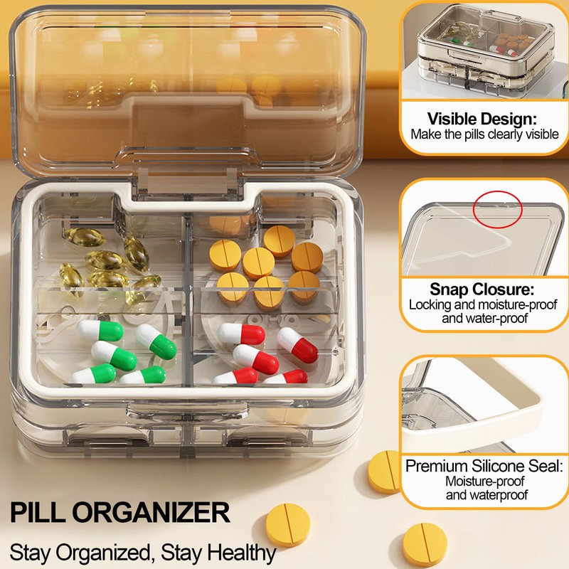 Pill Cutter Splitter for Tiny Small Large Pills - 1/2