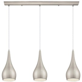 Home Decorators Collection 3-Light Matte Nickel Multi Pendant