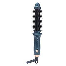ANGGREK Cepillo para Rizar 2 en 1, Doble Propósito Verde Termostático Portátil, Cepillo Eléctrico para el Cabello, Enchufe de EE. UU. 110V