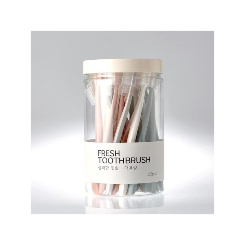 Modern House Refreshing Toothbrush Large Capacity Fine Bristles 25P /