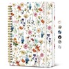 Spiral Journal Notebook for Women, Pretty Hardcover Lined Notebook for