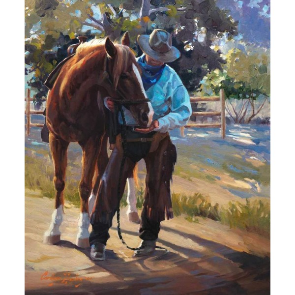 Pardners Poster Print - Carolyne Hawley (24 x 36)