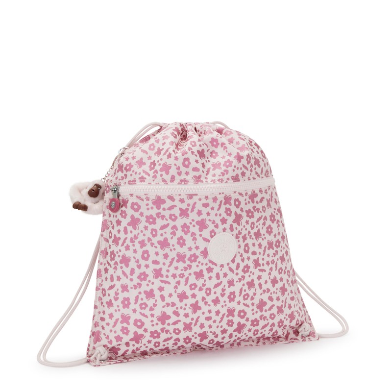 Kipling SUPERTABOO Rucksäcke, 39.5x0x45, Magic Floral (ROSA)
