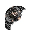 Men Watch Quartz Movement Digital Chronometer Analog Business Sports Casual