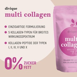 Collagen Powder [500g] - Premium Collagen Complex Type 1, 2, 3, 5, 10-100% Collagen Hydrolysate Peptides - 10,000 mg Collagen per Day - Tasteless, Water Soluble, No Additives
