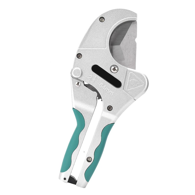 Pipe Cutter Ratcheting Plastic Pipe Tubing Cutter 2-1/2 in 64