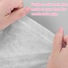 36 Sheets Tissue Flower Wrapping Paper, Milky White 11.8"x11.8" Floral