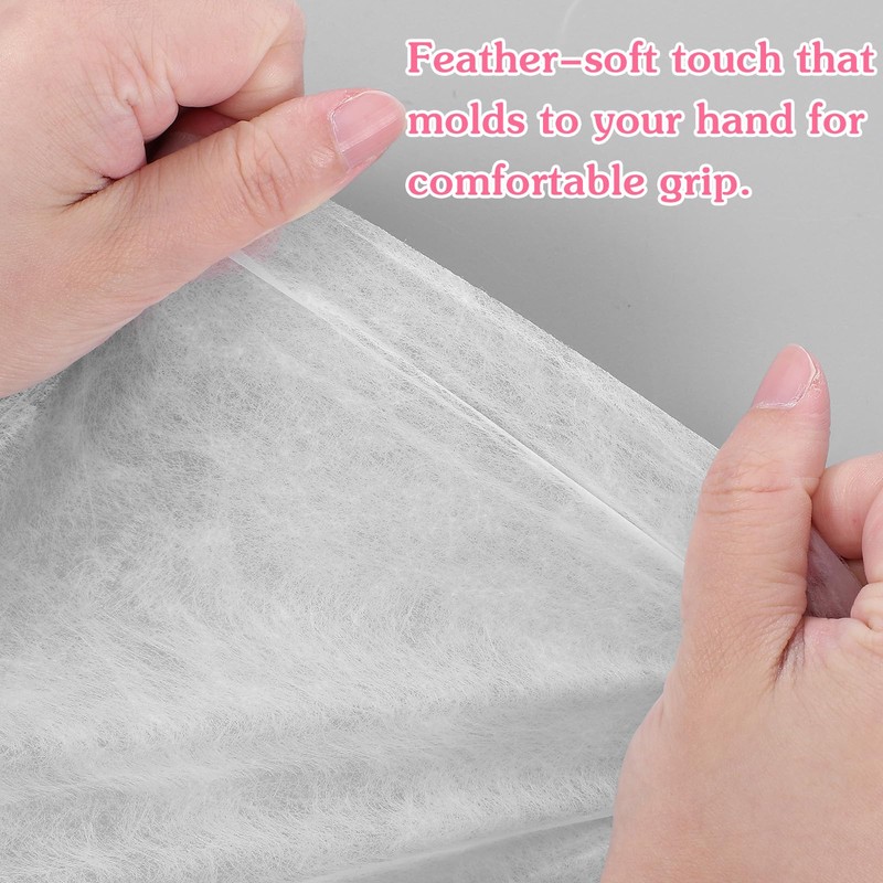 36 Sheets Tissue Flower Wrapping Paper, Milky White 11.8"x11.8" Floral