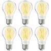 TJOY 6 Pack A19 Vintage LED Edison Bulbs, Dimmable Light