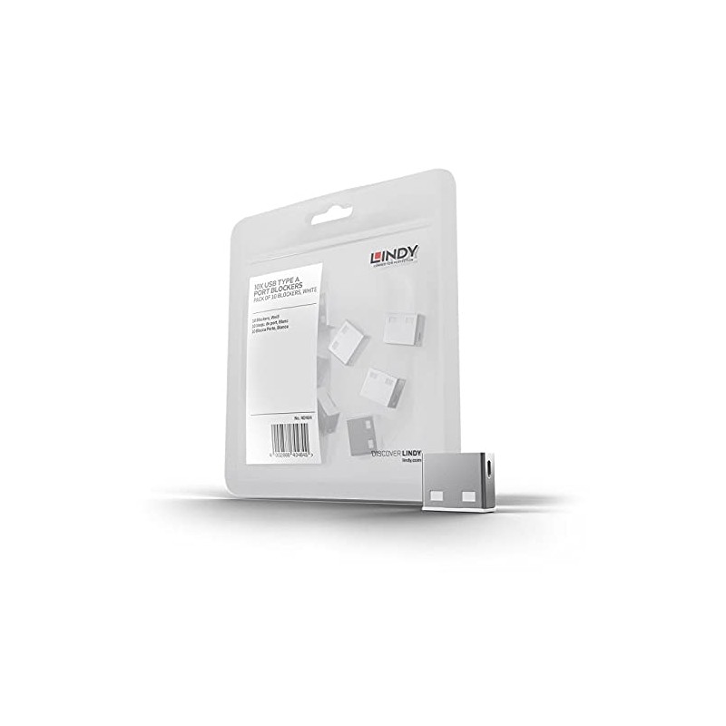 LINDY USB Port Blocker (without key) - Pack of 10