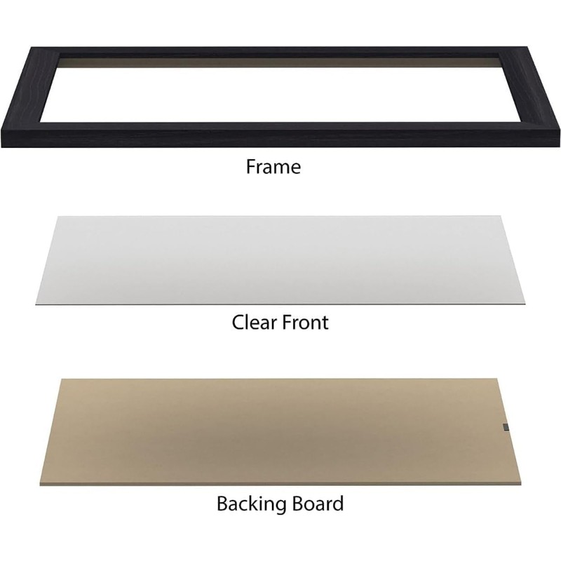 4x4 Inches Black Square Photo & Picture Frame Home Decor
