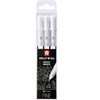 Sakura gelly roll, white, 3 pens, bright white, in a