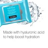 Neutrogena Hydro boost make-up removing cleansing wipes made with hydrating