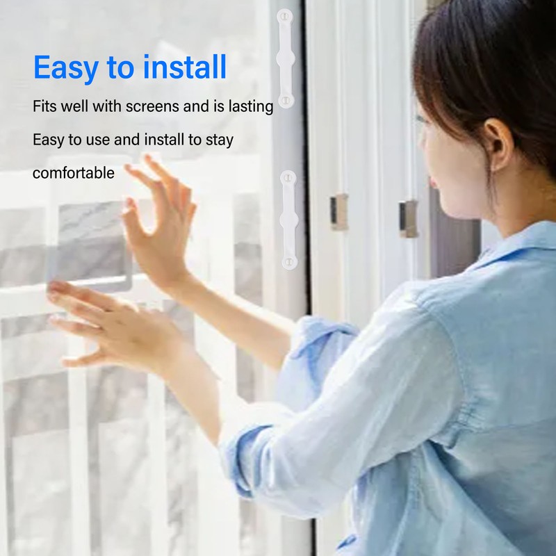 20pcs Window Screen Clip Professional Compact Lightweight Easy Installation Window