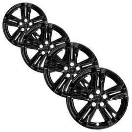 MotorUp America Set of 4 18 inch Gloss Black ABS Wheel Skins Compatible with 2020-2024 Ford Explorer Impostors for 10266 Wheel Series