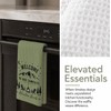 Camping Theme Kitchen Towels with Sayings, Welcome to Our Campsite