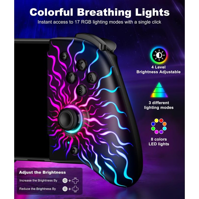 Switch Joypad Controller Compatible with Switch and Switch OLED Console,