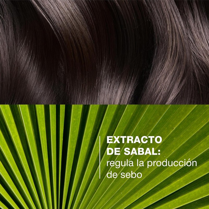 DUCRAY, Sabal Shampoo Tratante Seborregulador, Controla la Producción de Sebo,