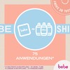bebe Refreshing solid shower care (80 g), soap-free and firm