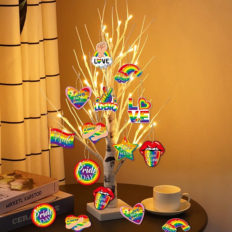 ATBEAMEN Party Tableware for Pride Day (Color-6)