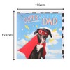 Clintons: Father's Day Card Super Dad, Dog in Cape, Father's