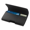 Reiko Wireless Leather Horizontal Phone Pouch with Card Holder 7.0X3.86X0.71