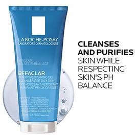 La Roche-Posay Limpiador Facial La Roche Posay Effaclar Gel Purificante Para Piel Mixta a Grasa 200ml