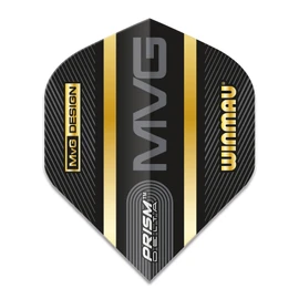 WINMAU Prism Delta Michael Van Gerwen MvG Trilogy Extra Thick Dart Flights - 1 Set Per Pack (Total 3 Flights)