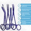 Premium Grade Set of 4 Bandage Scissors 5.5", Stitch Scissors