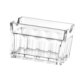 Yakri Acrylic Sugar Packet Holder Kitchen Tea Bag Organizer Bowl Clear Caddy Tea Packet Storage Container for Tea Bags,Sugar, Coffee Pods , Set of 4 ,YTBH-8003