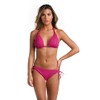 La Blanca Women's Island Goddess Halter Triangle Swimsuit Top, Magenta,