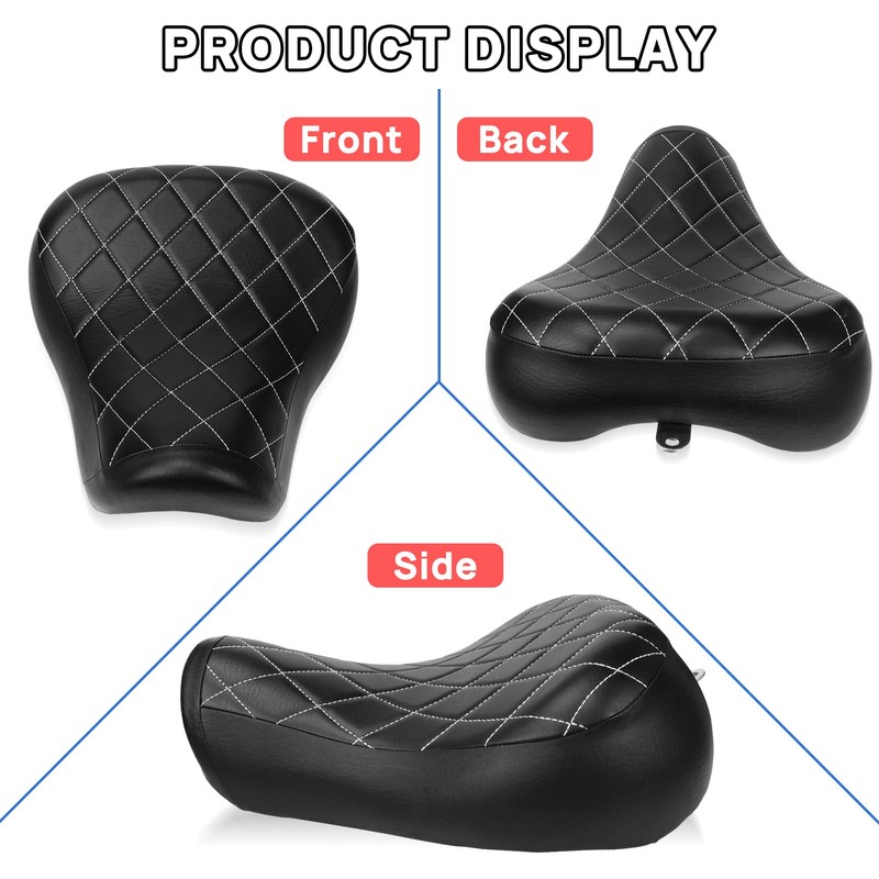 PSLER Sportster Driver Seat, Motorcycle Front Rider Driver Solo Seat