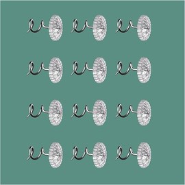 50 PCS Bed Skirt Pins with Clear Heads for Upholstery, Slipcovers and Bedskirts，Upholstery Pins Twist，Bed Skirt Pins - Upholstery Tacks Twist Pins for Sofa