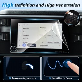 DTGGSBUS Anti-Reflexion Screen Protector Compatible with 2022-2025 Toyota Tundra (SR/SR5) and 2023-2025 Toyota Sequoia 9H Hardness Screen Tempered Glass 8-Inch Ultra Clear Anti Glare Accessories