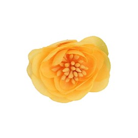 MIA® Barrette Flower Hair Clip, Neon Orange Colored Flower Hair Clips, Hair Pins, 2.75"D